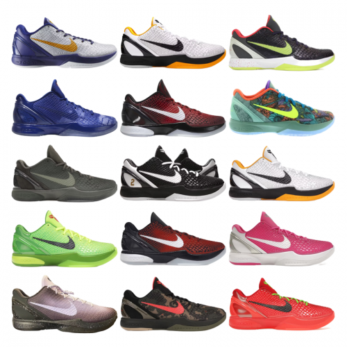 Nike Kobe 6 Protro Basketball Sneakers Multicolor