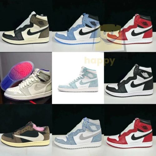 Nike Air Jordan 1 High Top Sneakers Multicolor