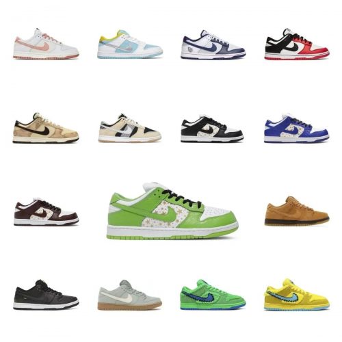 Nike Dunk Low Iconic Streetwear Sneakers Multicolor