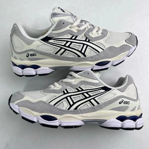 Asics Gel-Kayano 14 Chunky Sneakers White and Silver