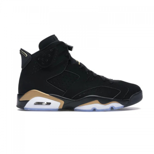 Jordan Air Jordan 6 DMP High Top Sneakers Black and Gold