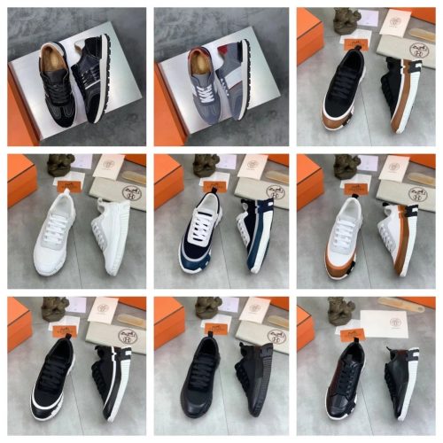 Hermes Bouncing Chunky Sneakers Multicolor