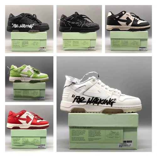 Off-White Out of Office chunky leather sneakers Multicolor