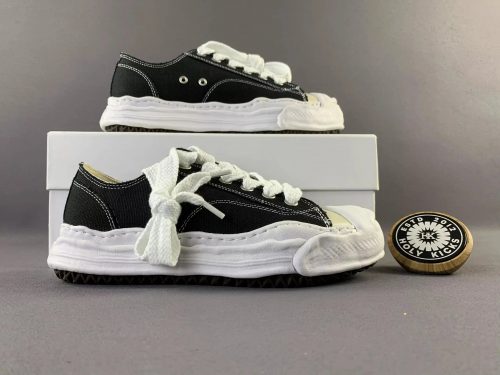 Maison Mihara Yasuhiro Original Sole Hank Chunky Sneakers Black and White