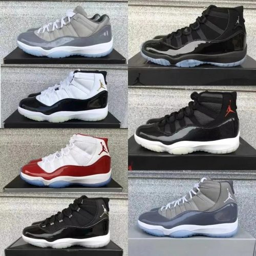 Jordan Air Jordan 11 Retro High Top Sneakers Multicolor