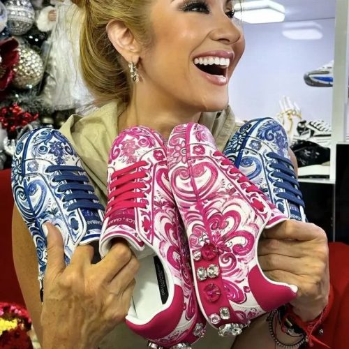 Dolce & Gabbana D&G Portofino Floral Sneakers Multicolor