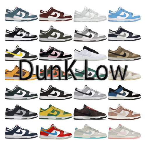Nike Dunk Low Iconic Streetwear Sneakers Multicolor