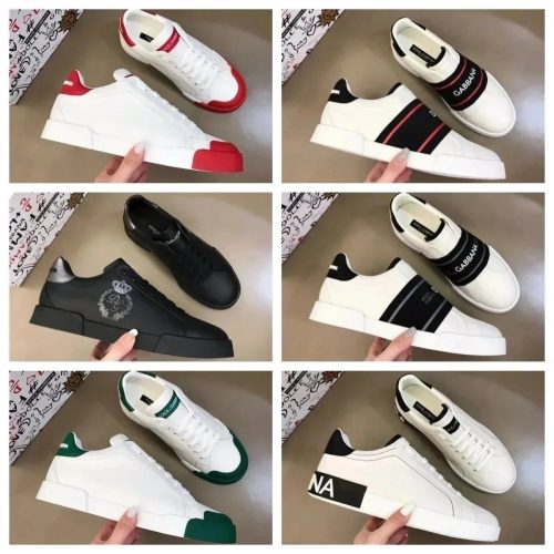 Dolce & Gabbana D&G Portofino Casual Sneakers Multicolor