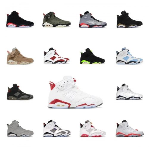 Jordan Air Jordan 6 Retro High Top Sneakers Multicolor