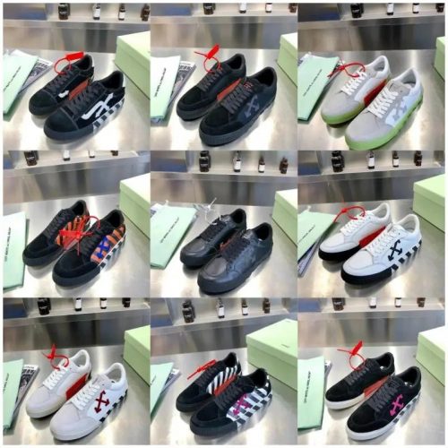 Off-White Vulcanized Low Top Sneakers Multicolor