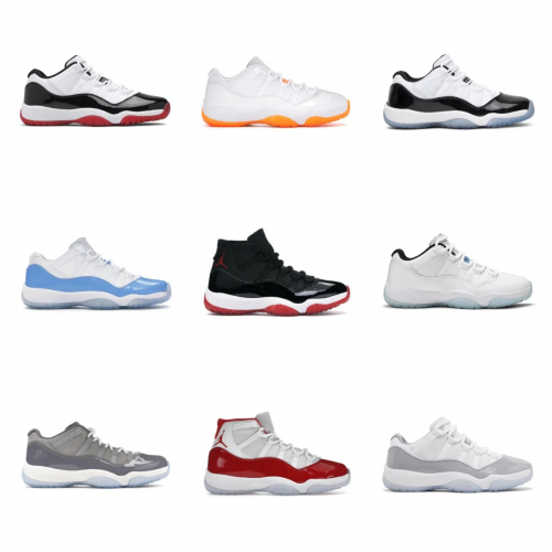Jordan Air Jordan 11 Iconic Basketball Sneakers Multicolor