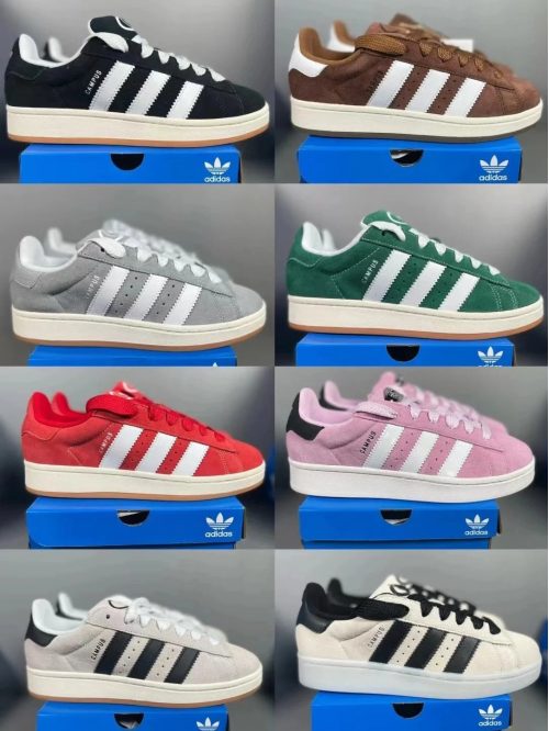 Adidas Campus 00s Chunky Suede Sneakers Multicolor