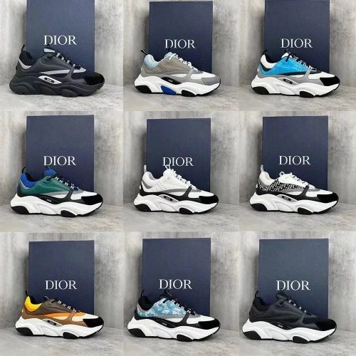Dior B22 Chunky Sneakers Multicolor