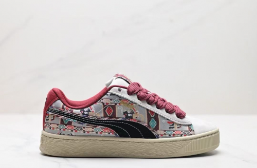 Puma Basket Platform chunky Sneakers Multicolor