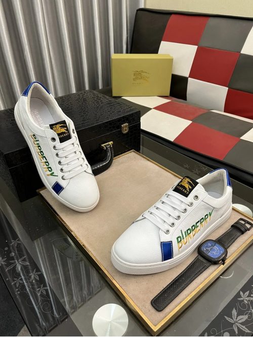 Burberry Leather Casual Sneakers White