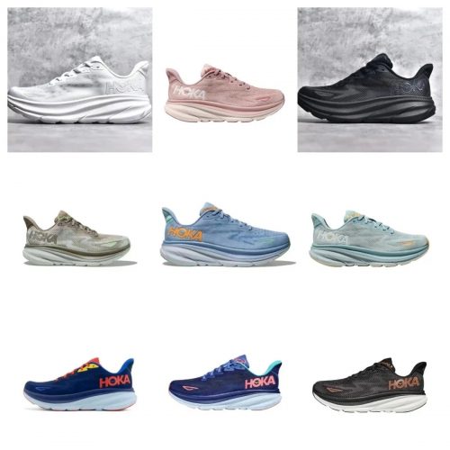 Hoka Clifton 9 Lightweight Running Sneakers Multicolor