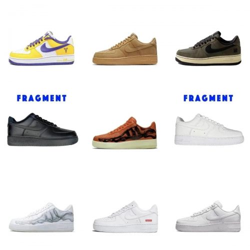 Nike Air Force 1 Iconic Low Top Sneakers Multicolor