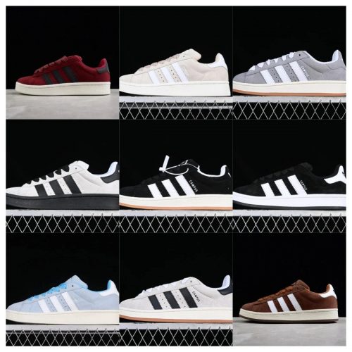 Adidas Campus 00s Chunky Suede Sneakers Multicolor