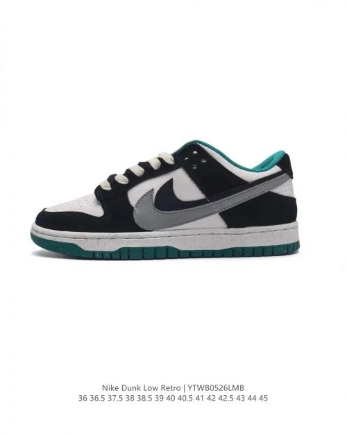 Nike Dunk Low Retro Chunky Sneakers Black and White