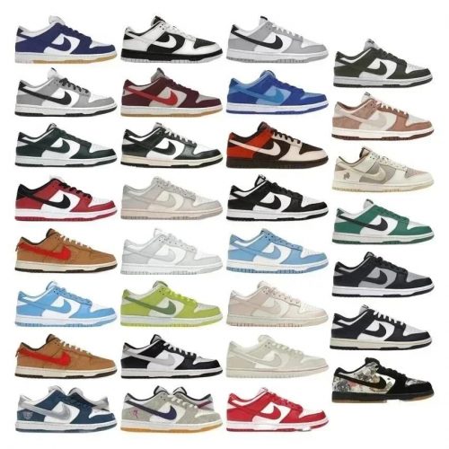 Nike Dunk Low Iconic Sneakers Collection Multicolor