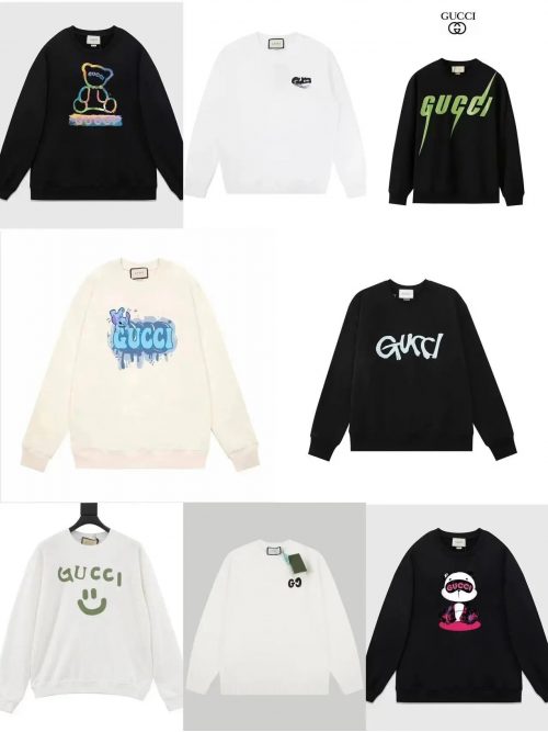 Gucci Graphic Print Cotton Sweatshirt Multicolor