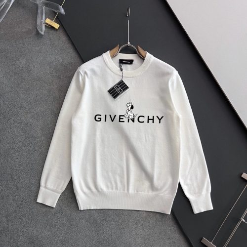 Givenchy Dalmatian Graphic Knit Sweater White