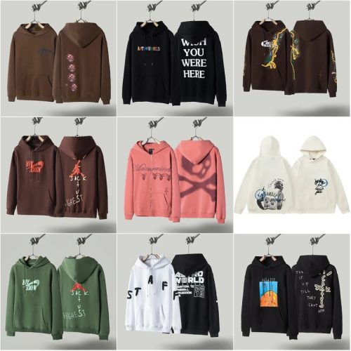 Travis Scott Cactus Jack Graphic Hoodie Streetwear Sweatshirt Multicolor