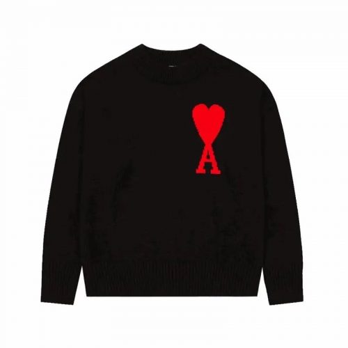 Ami Paris Ami Ami de Coeur Knitted Sweater Black