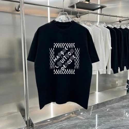 Louis Vuitton LV Graphic Print Oversized T-Shirt Black