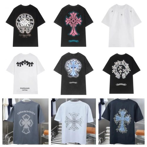 Chrome Hearts Graphic Print Oversized T-Shirt Multicolor