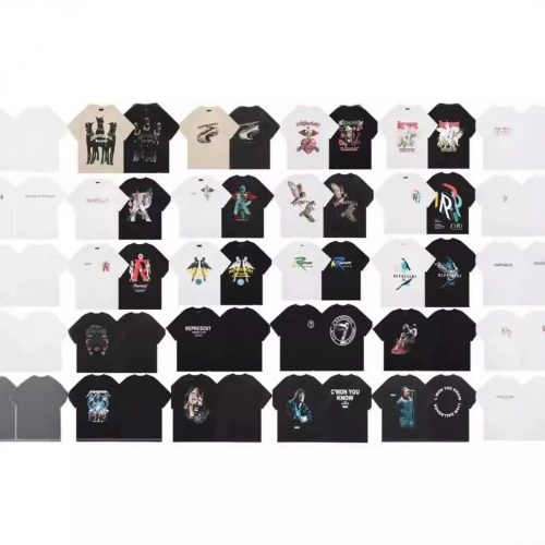 Represent Graphic T-Shirt Collection Oversized Cotton T-Shirt Multicolor
