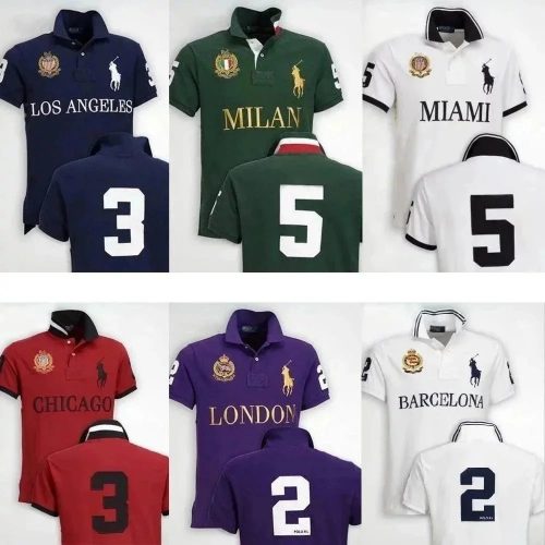 Ralph Lauren RL City Polo Shirt Graphic Cotton Polo Shirt Multicolor