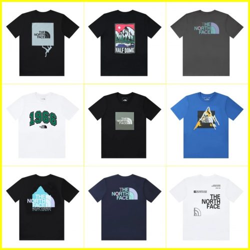 The North Face TNF Graphic Print Cotton T-Shirt Collection Multicolor