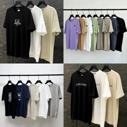 C.P. Company Graphic Print Cotton T-Shirt Multicolor