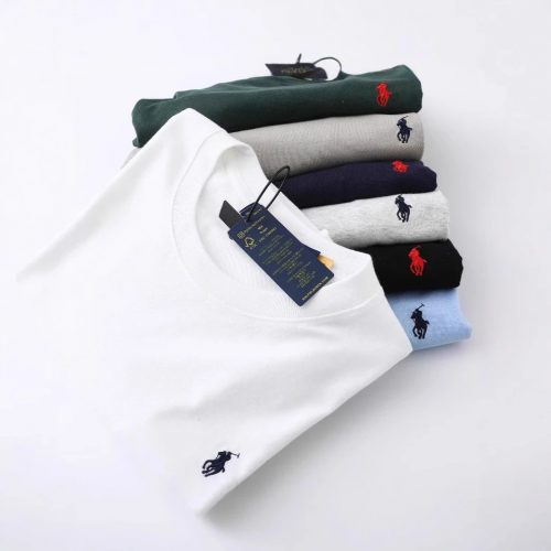 Ralph Lauren Classic Fit Crewneck Cotton T-Shirt Multicolor