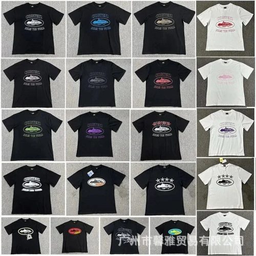 Corteiz Rules The World Graphic Streetwear T-Shirt Multicolor