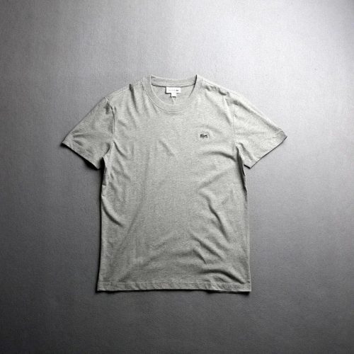 Lacoste Classic Crew Neck Cotton T-Shirt Gray