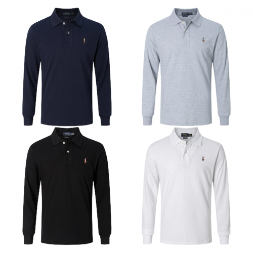 Ralph Lauren Classic Long Sleeve Polo Shirt Multicolor