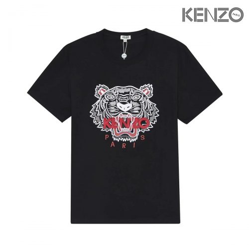 Kenzo Tiger Crest Graphic Tee T-Shirt Black
