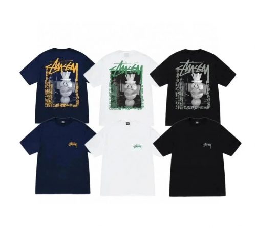 Stussy Intl Tribe Graphic Streetwear T-Shirt Multicolor
