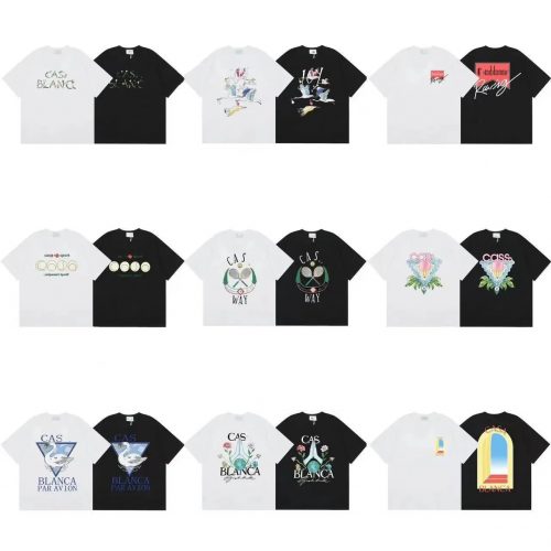 Casablanca Graphic Print Cotton T-Shirt Multicolor