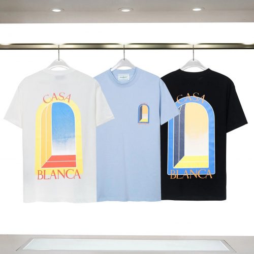 Casablanca Arch Graphic Cotton T-Shirt Multicolor