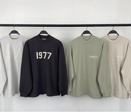 Fear of God FOG Essentials 1977 Oversized Long Sleeve Shirt Multicolor