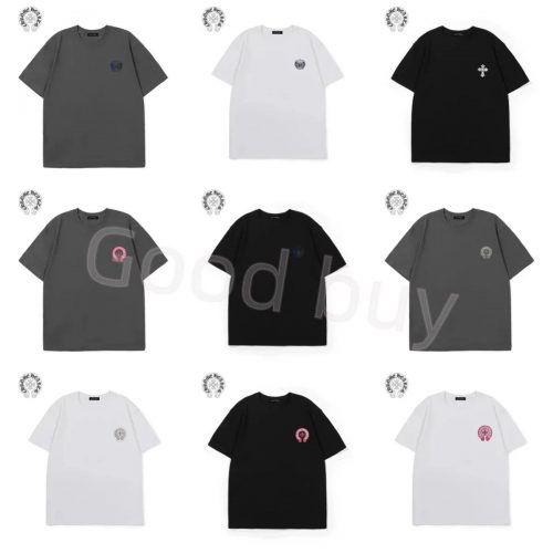 Chrome Hearts Graphic Print Cotton T-Shirt Multicolor