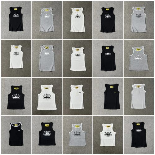 Corteiz Alcatraz Tank Top Graphic Streetwear Sleeveless Shirt Multicolor
