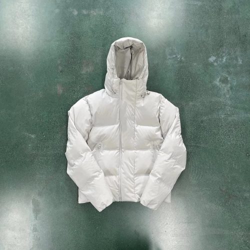 Design Puffer Jacket Minimalist Down Jacket White