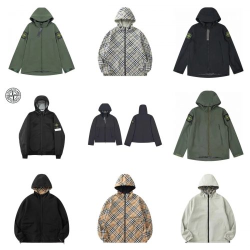Stone Island Soft Shell-R Hooded Jacket Casual Windbreaker Green