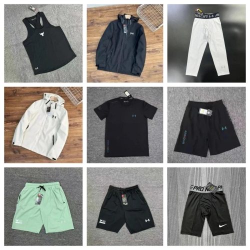 Under Armour UA Project Rock Training Sporty Apparel Collection Multicolor