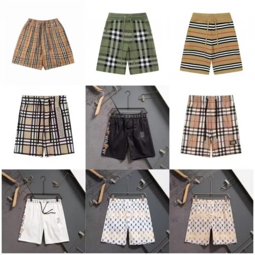 Burberry Check Print Casual Shorts Multicolor