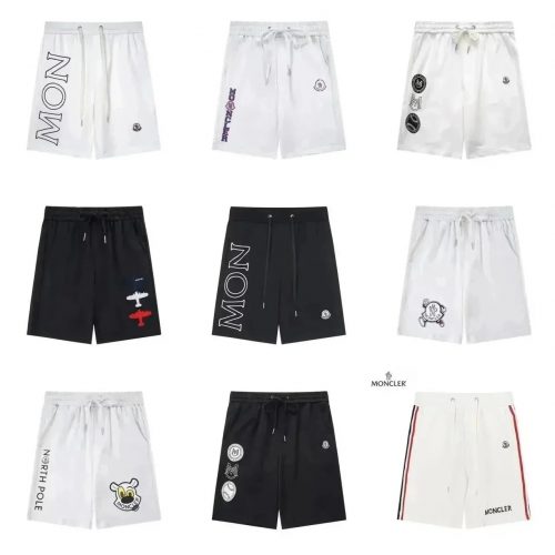 Moncler Graphic Print Casual Shorts Multicolor